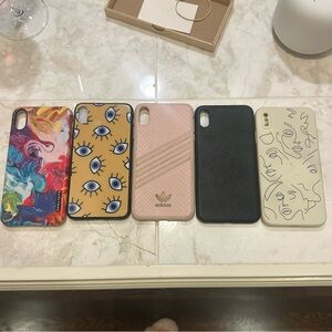 Bundle!!! iPhone Xs Max Cases Set of 5
